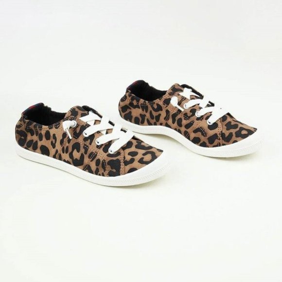 Madden Girl Shoes - Madden Girl Baailey Cheetah Print Slip-on Sneaker Womens SZ 7M